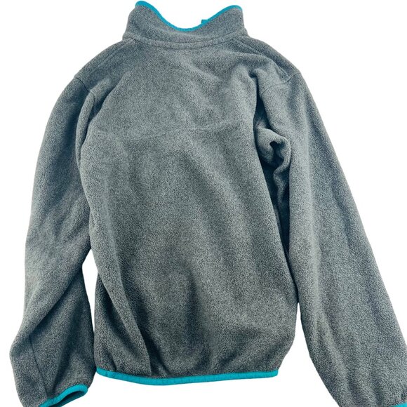Patagonia Women's Fleece Pullover Gray Snap Mock Neck Small - Picture 4 of 4